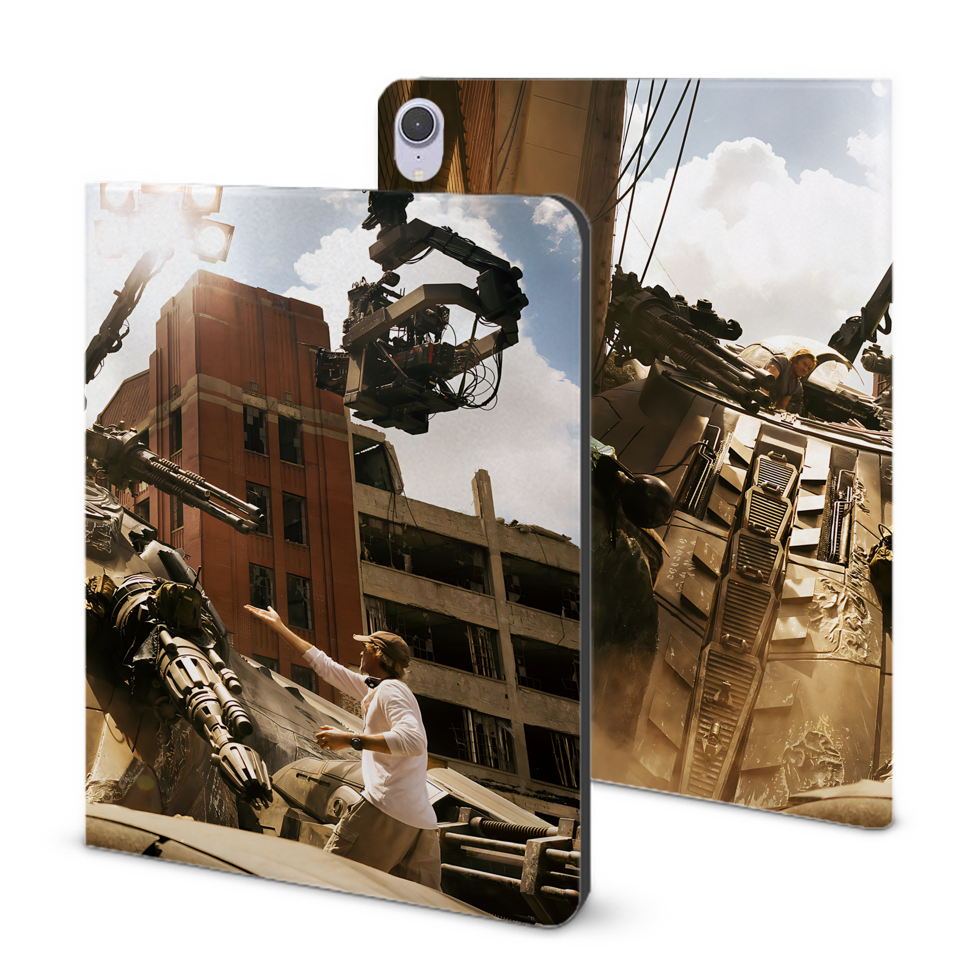 （画像用） Transformers トランスフォーマー IPad ケース ブック型 PUレザー TPU 耐衝撃 軽量 薄型 ペン収納なし 全面保護 IPad 各モデル対応